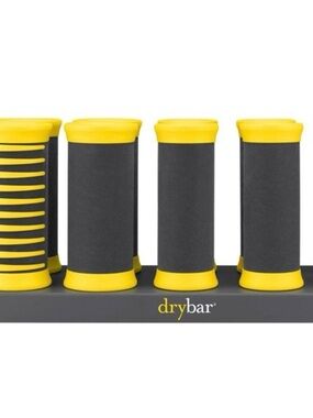 Drybar Yellow and Gray Creaseless Foam Hair Roller